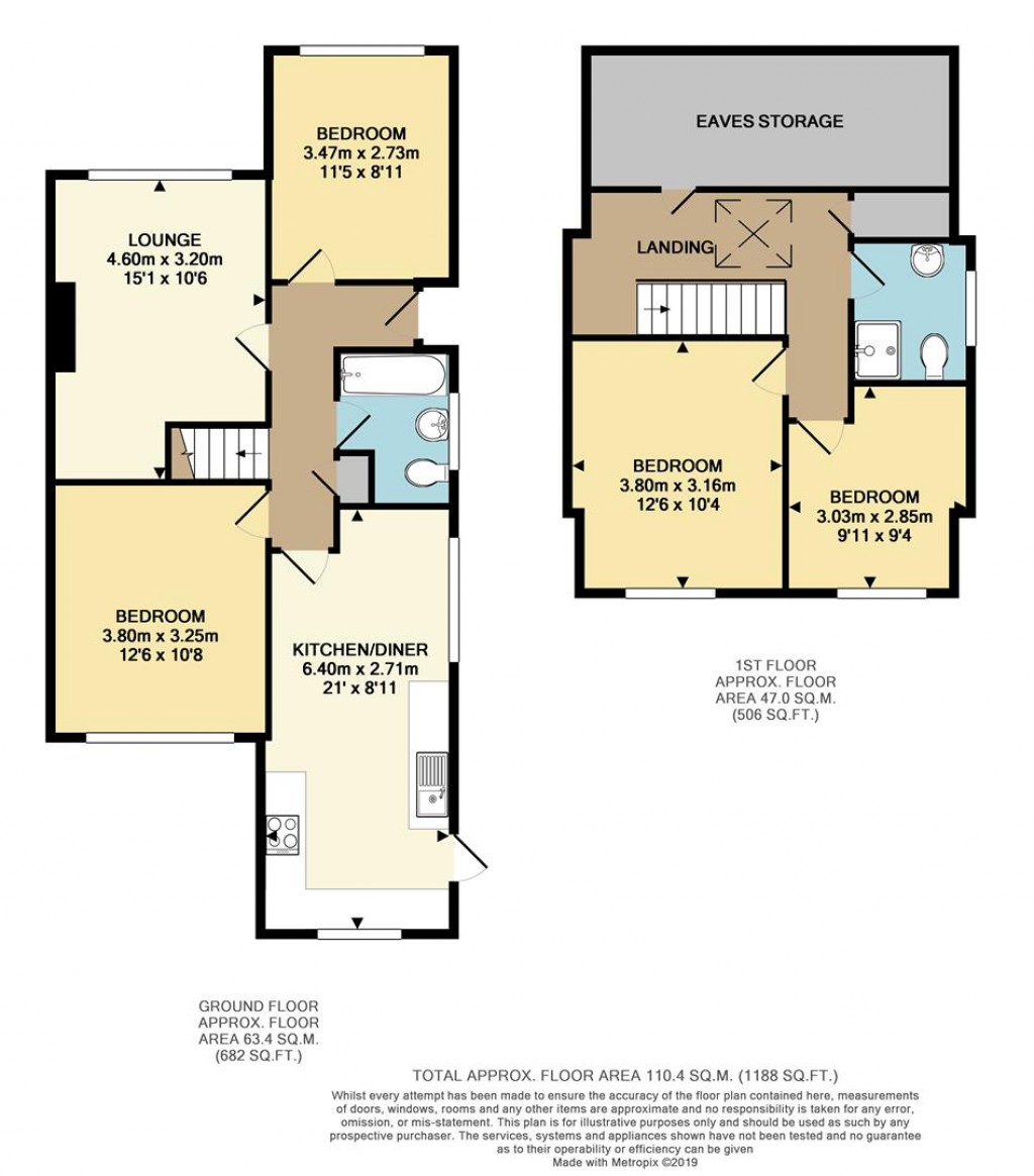 Floorplans For Firle Road, Peacehaven