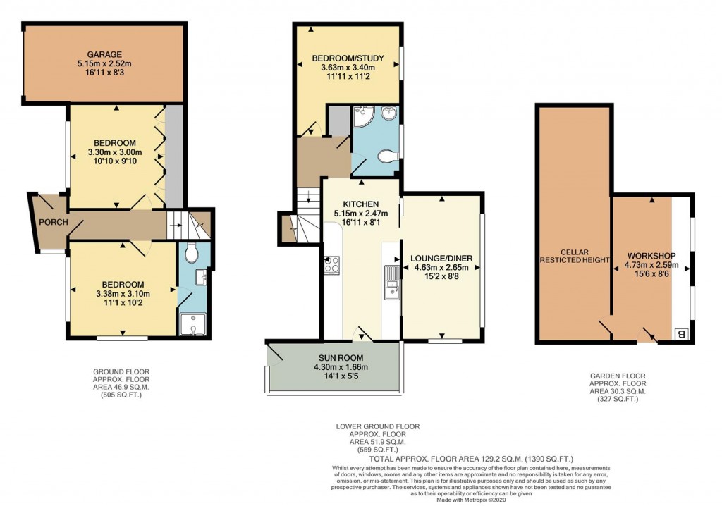 Floorplans For Hawth Close, Seaford