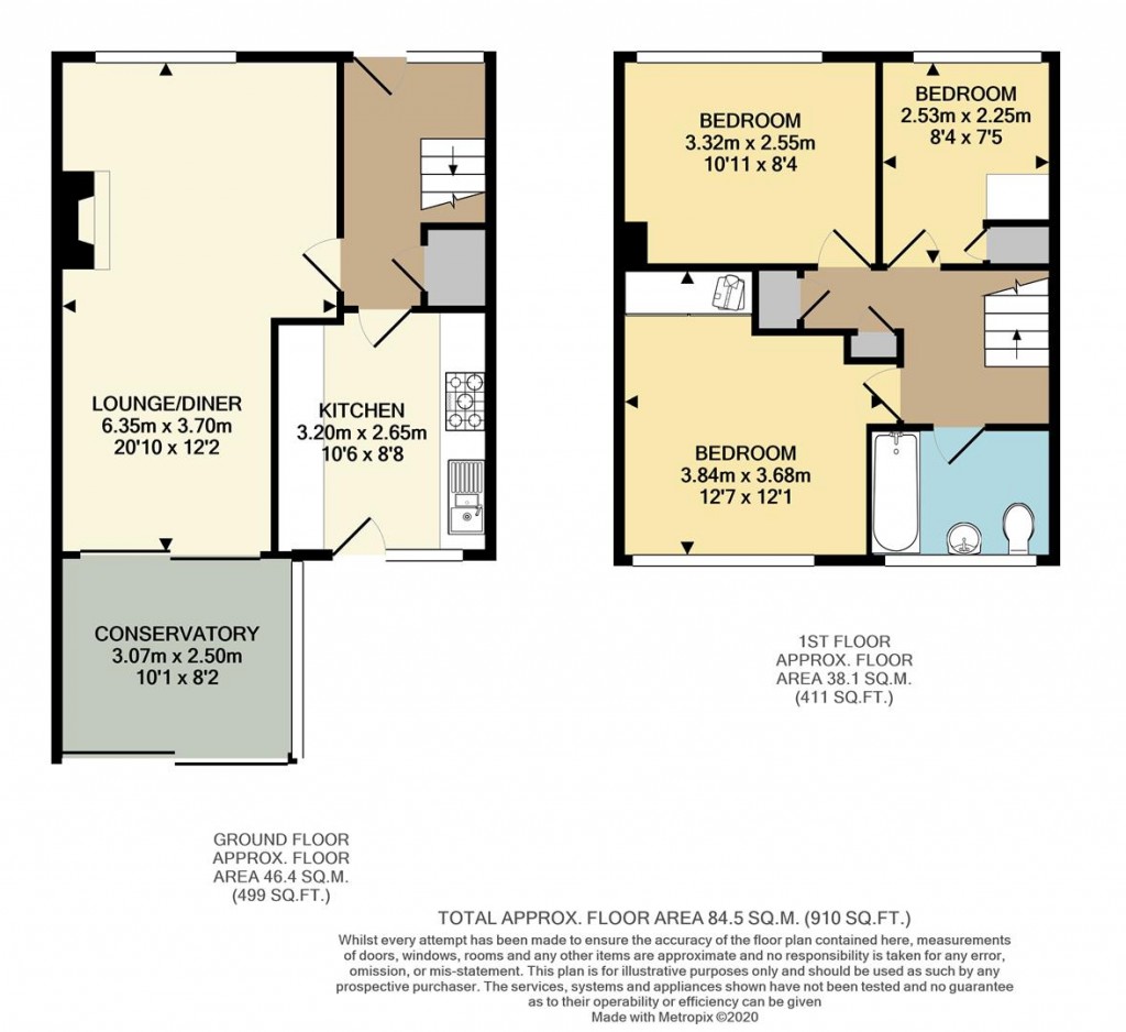 Floorplans For Hythe Crescent, Seaford