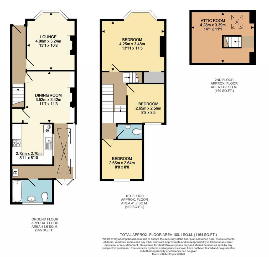 Floorplans For Chapel Street, Newhaven