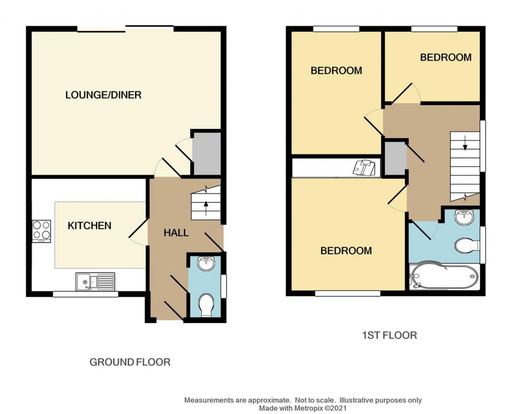 Floorplans For Dymock Close, Seaford