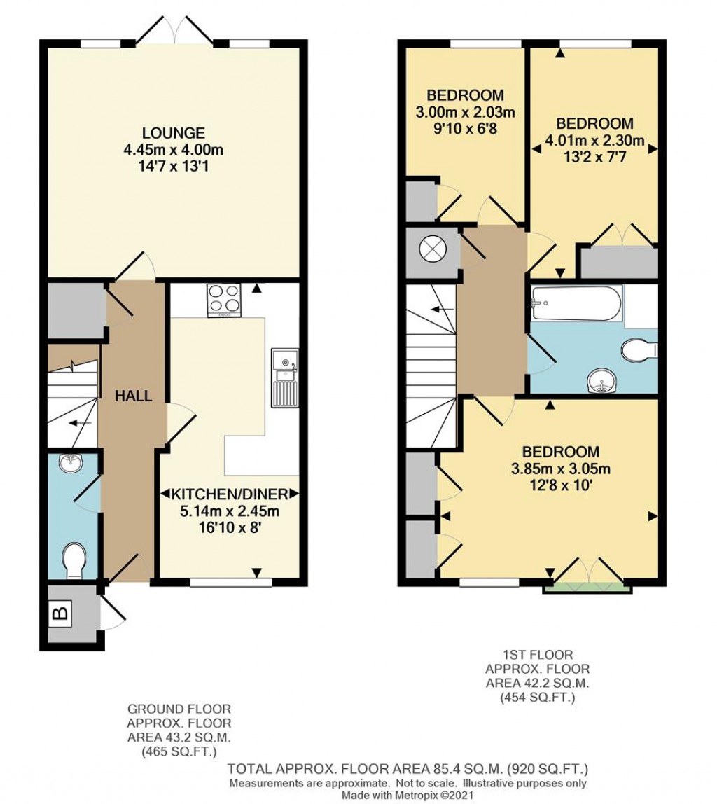 Floorplans For Esplanade Mews, Seaford