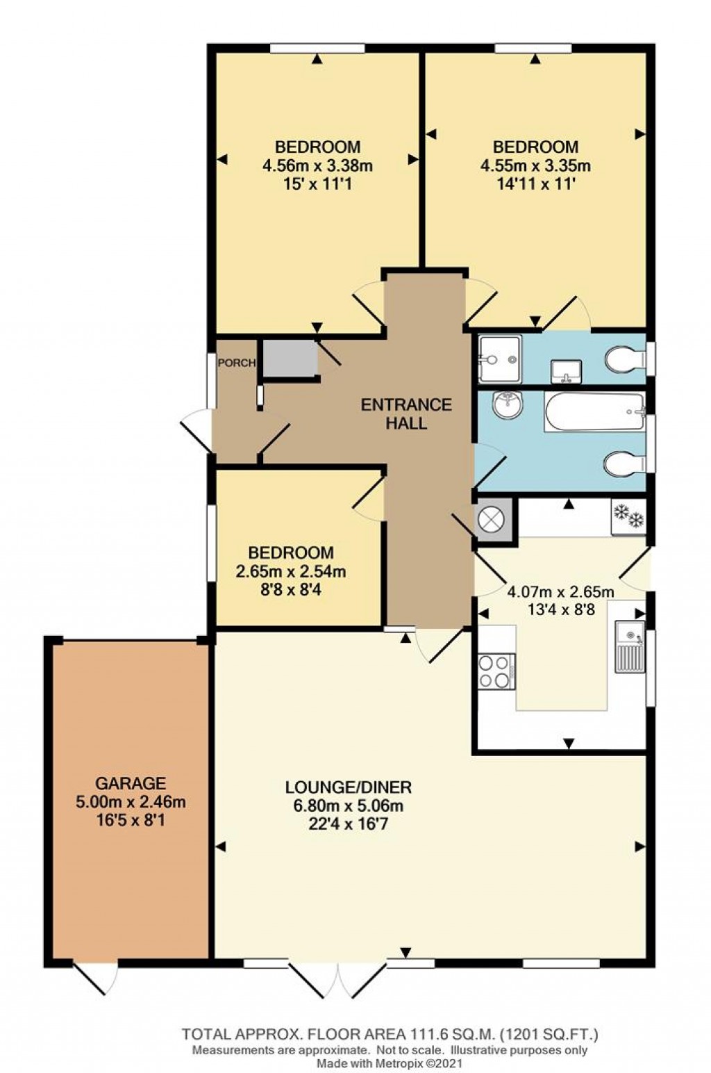 Floorplans For North Way, Seaford