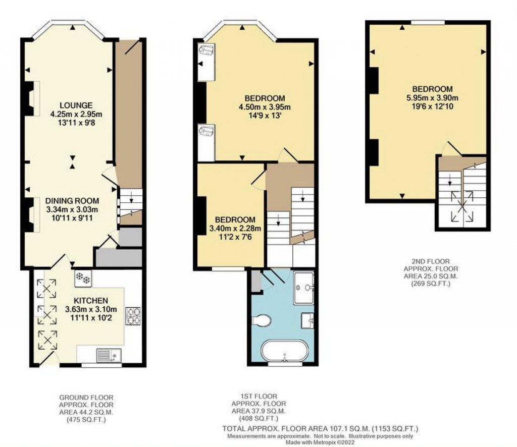 Floorplans For Steyne Road, Seaford