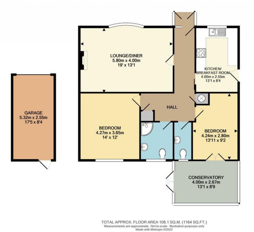 Floorplans For North Way, Seaford