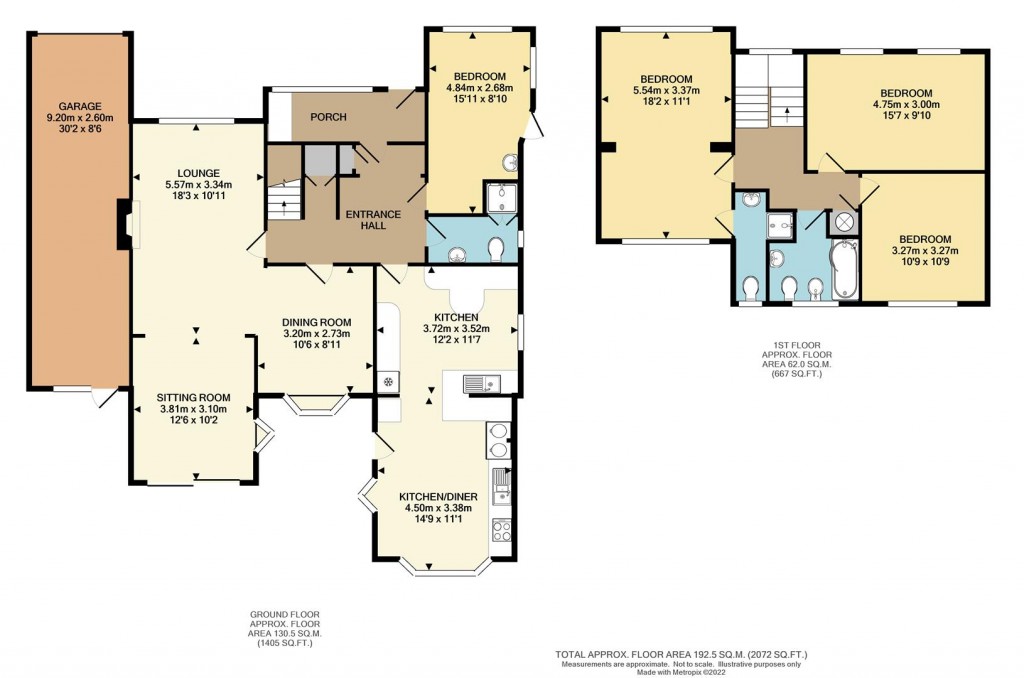 Floorplans For Chyngton Way, Seaford