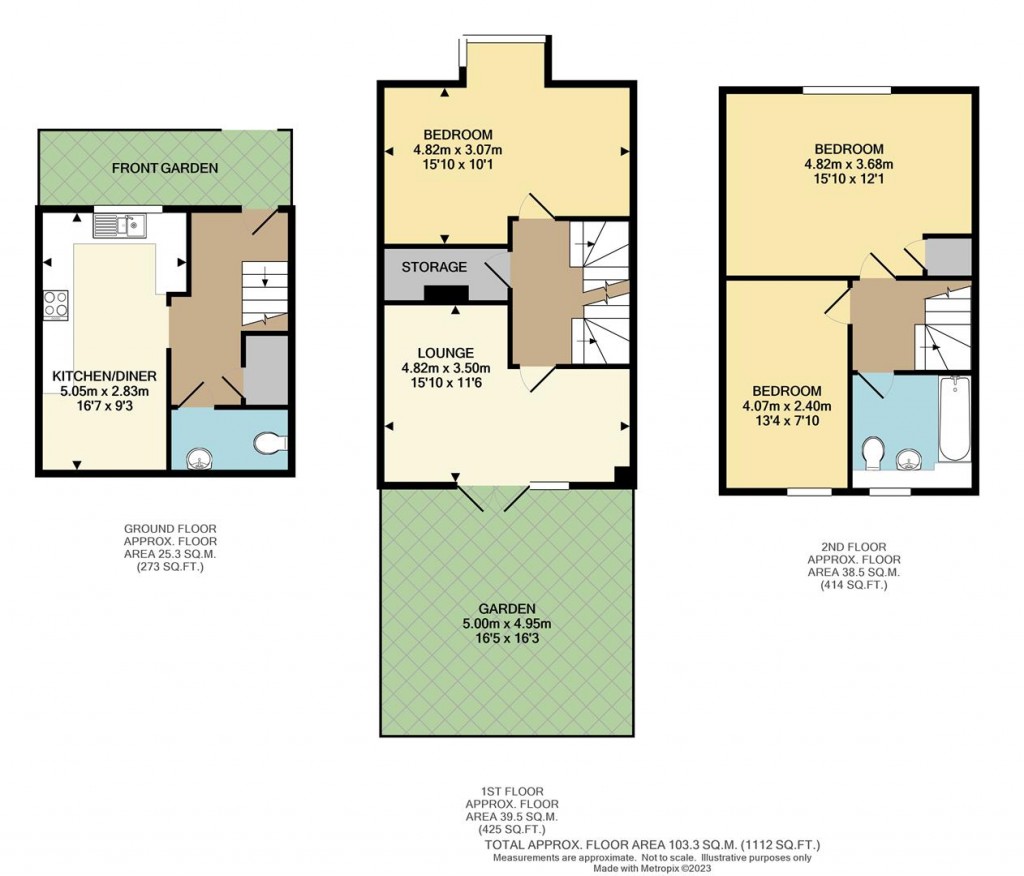 Floorplans For Claremont Road, Seaford