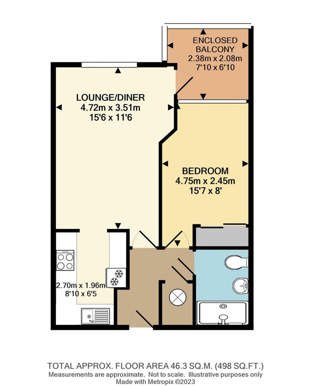 Floorplans For Stratheden Court, Esplanade, Seaford