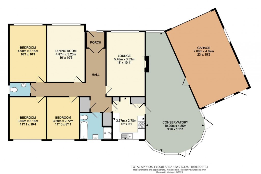 Floorplans For Stirling Close, Seaford