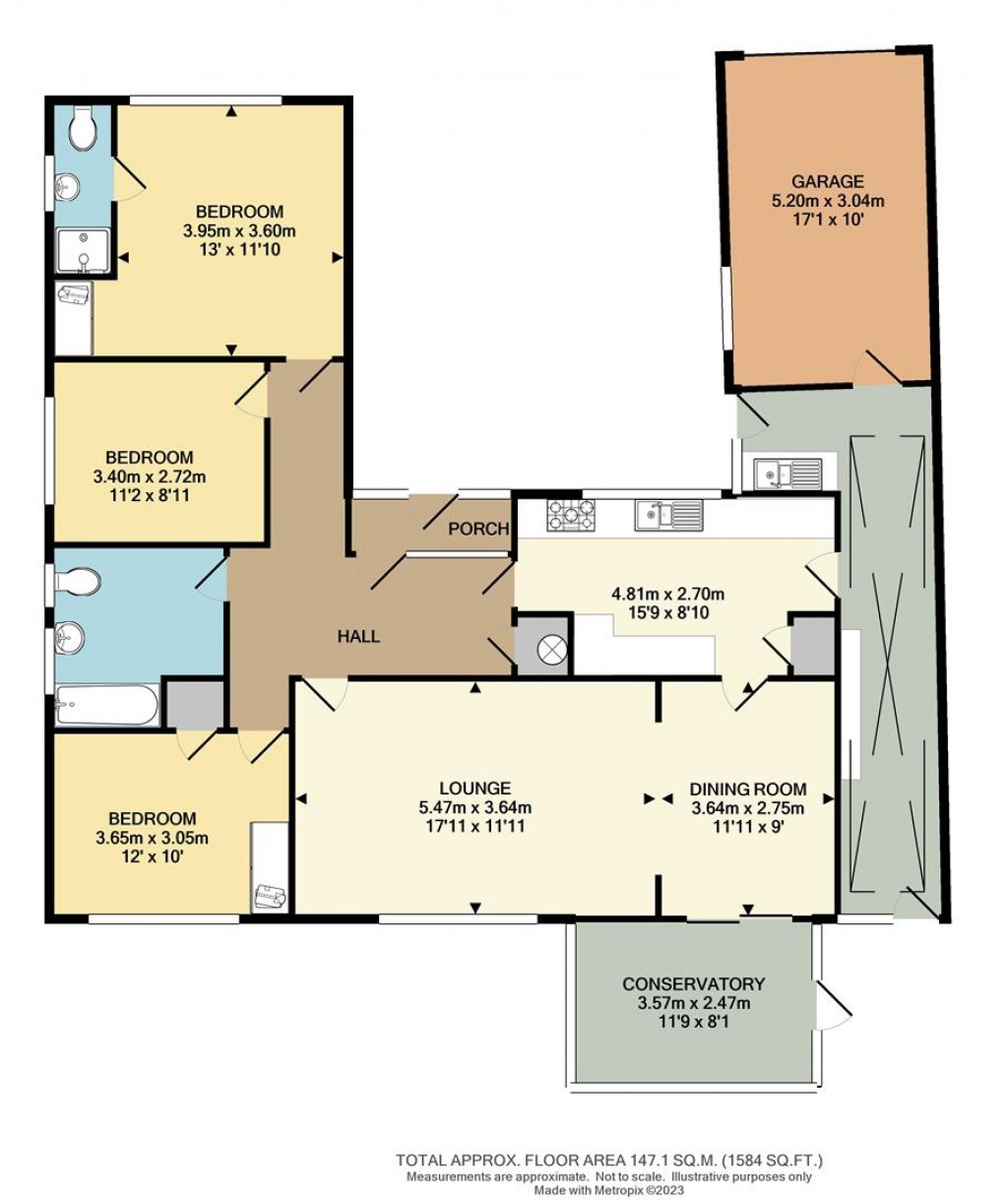 Floorplans For Carlton Road, Seaford