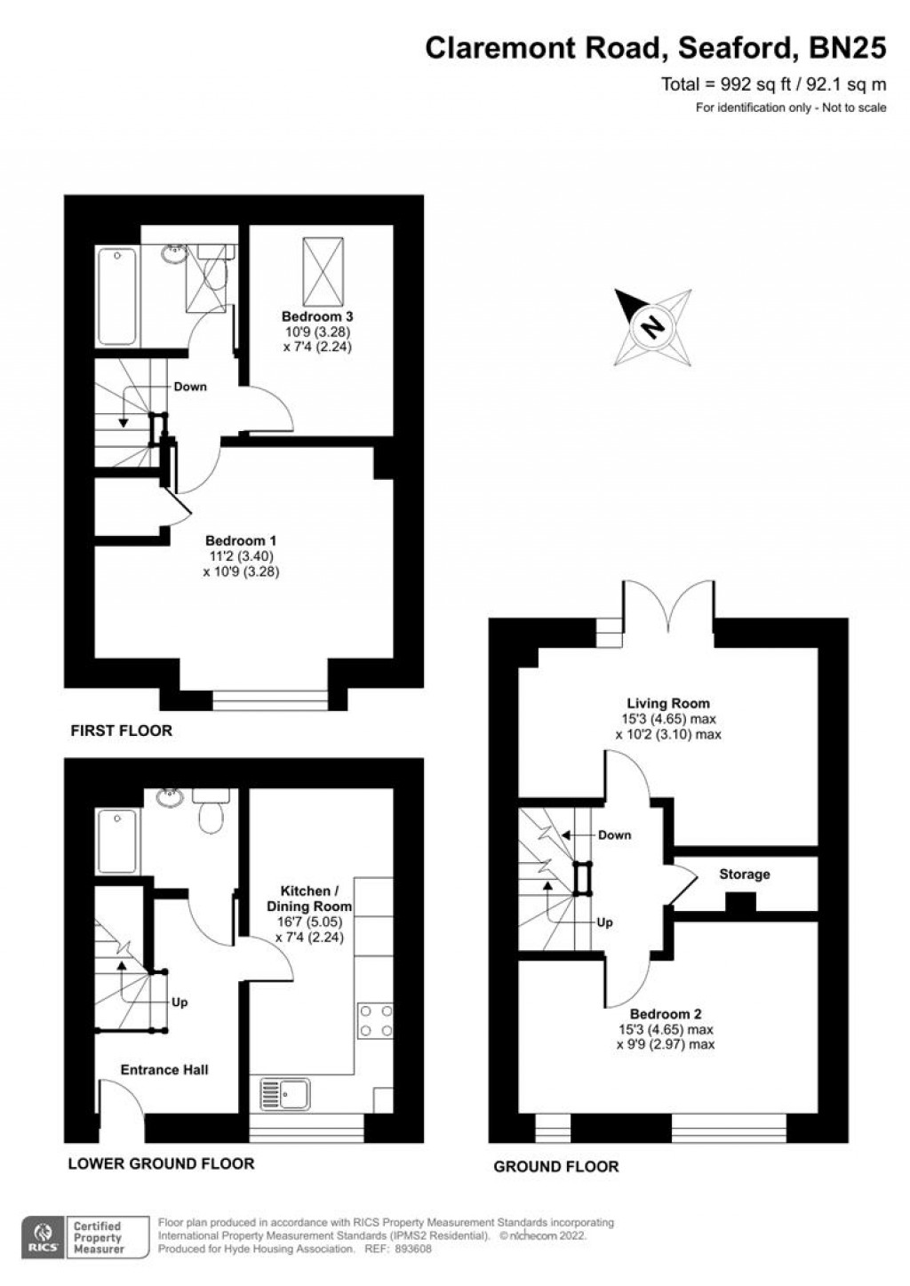 Floorplans For 7 Claremont Road, Seaford