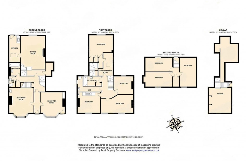 Floorplans For Steyne Road, Seaford