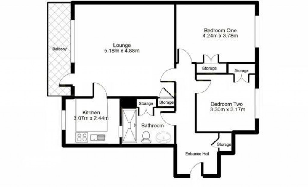 Floorplans For Dane Close, Seaford
