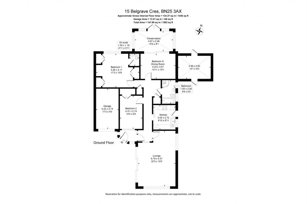 Floorplans For Belgrave Crescent, Seaford