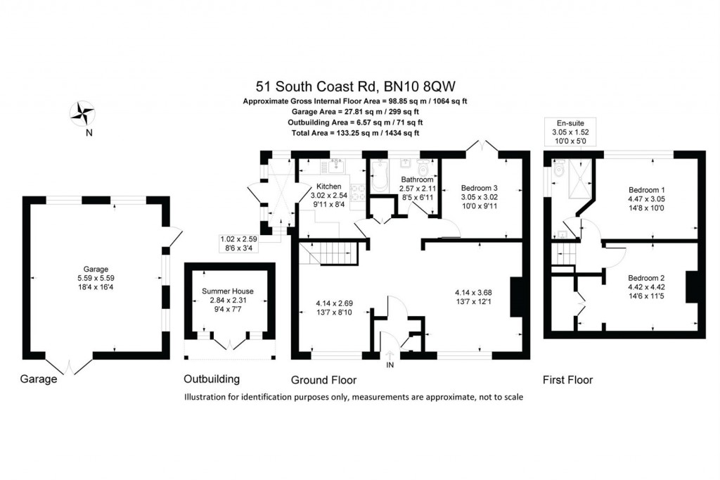 Floorplans For South Coast Road, Peacehaven