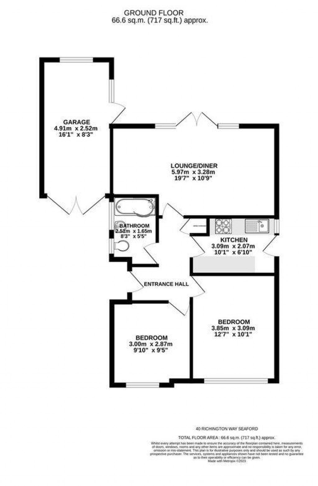 Floorplans For Richington Way, Seaford