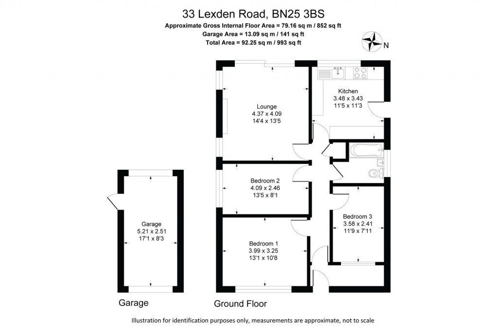 Floorplans For Lexden Road, Seaford