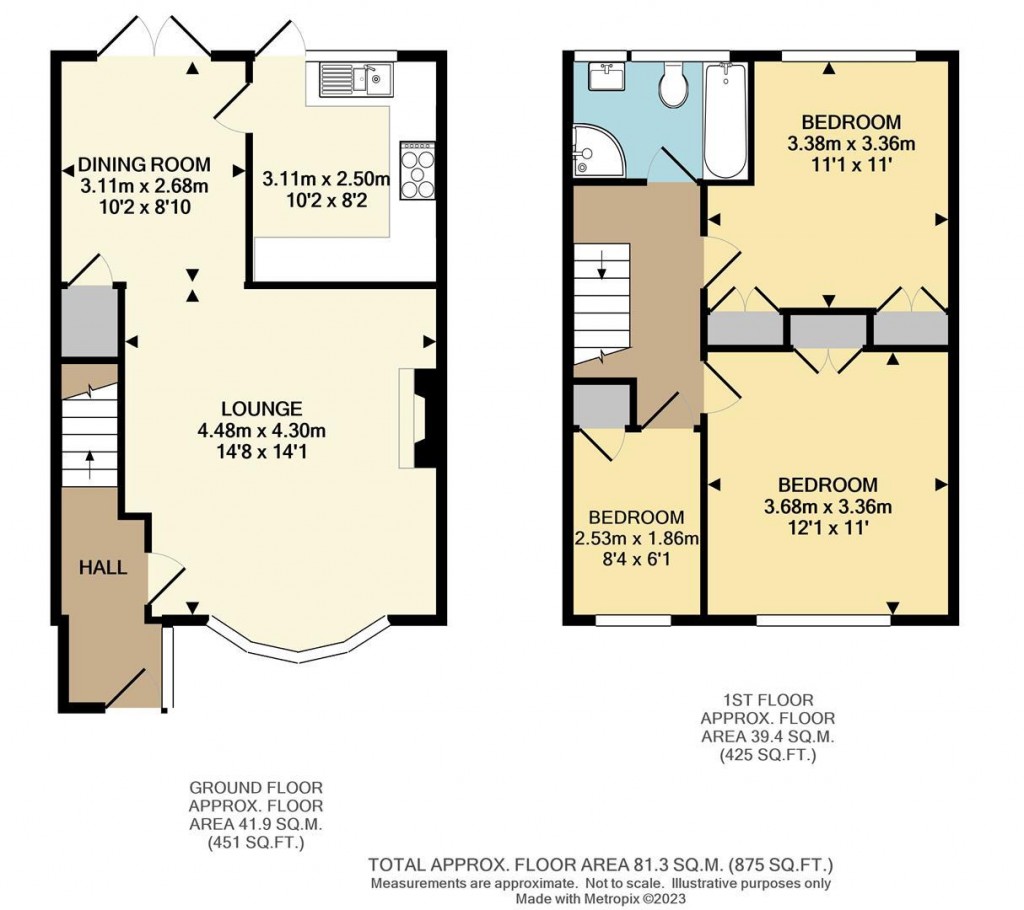 Floorplans For North Camp Lane, Seaford