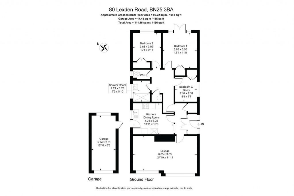 Floorplans For Lexden Road, Seaford