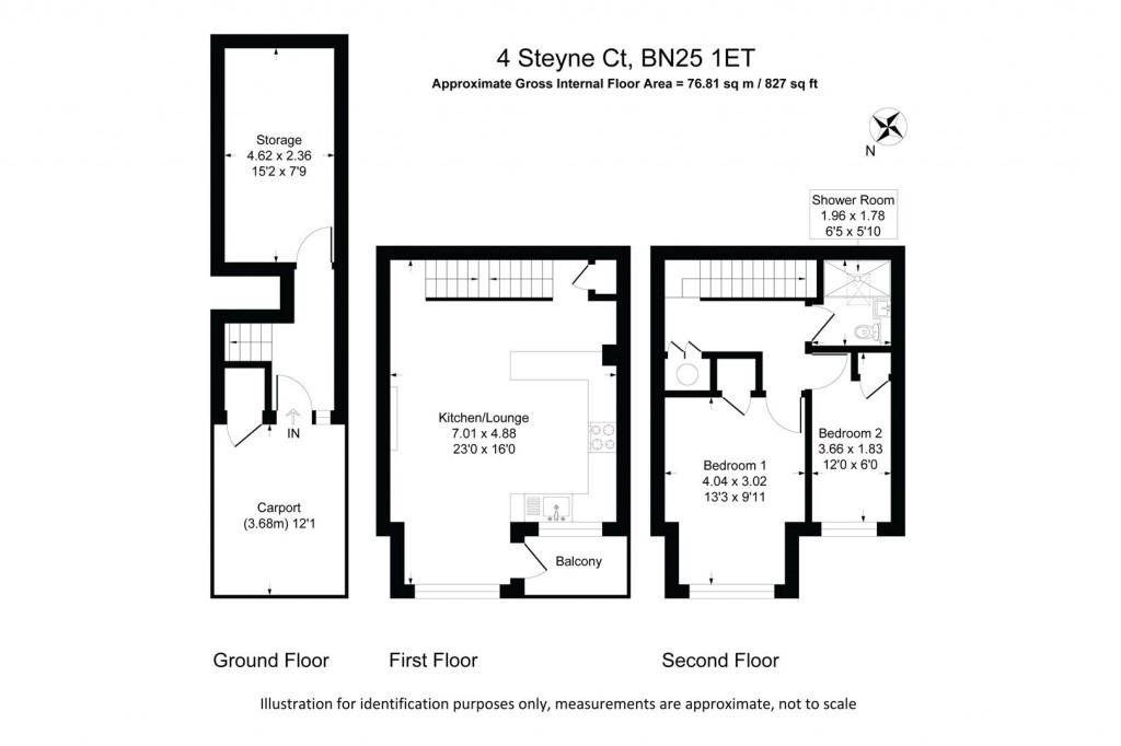 Floorplans For Pelham Road, Seaford