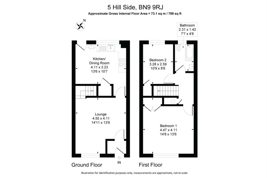 Floorplans For Hill Side, Newhaven