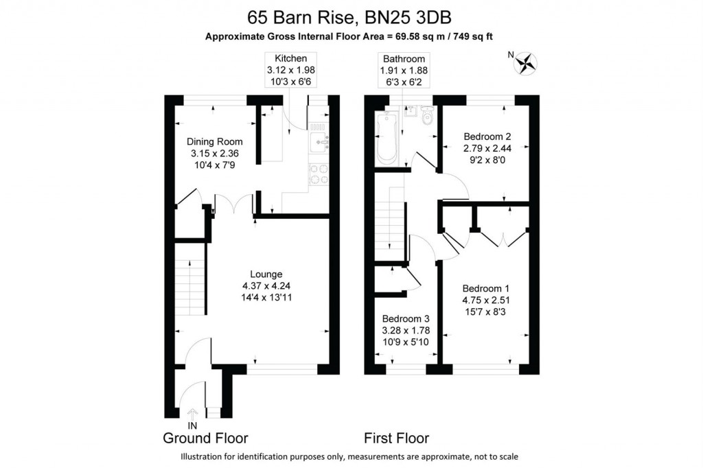 Floorplans For Barn Rise, Seaford