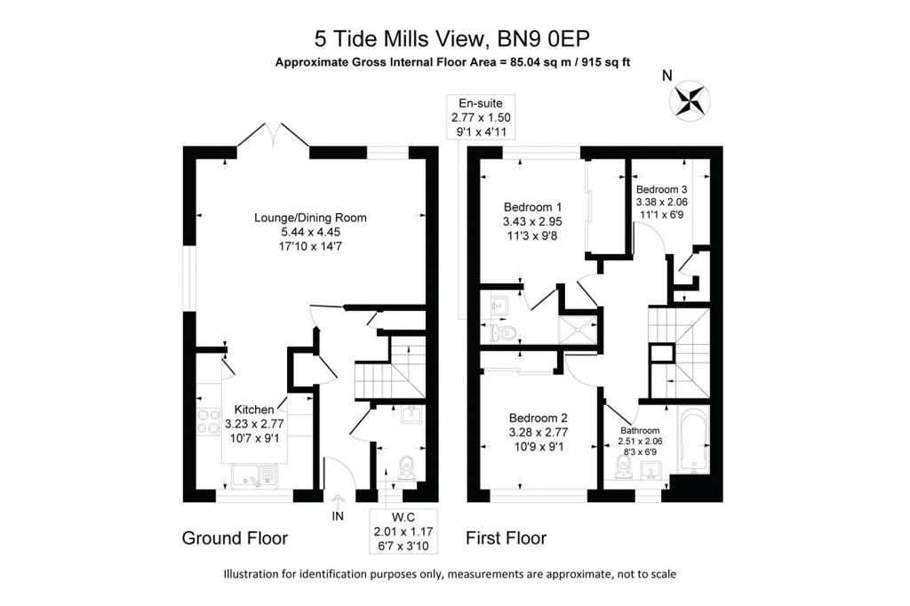 Floorplans For Tide Mills View, Newhaven