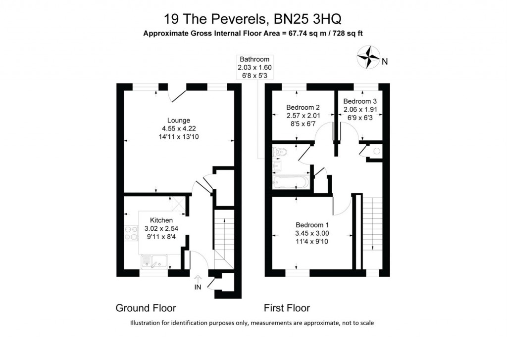 Floorplans For The Peverels, Seaford