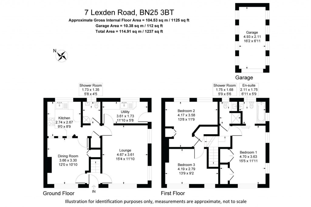 Floorplans For Lexden Road, Seaford