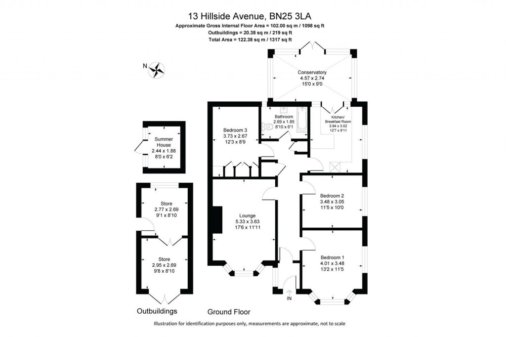 Floorplans For Hillside Avenue, Seaford