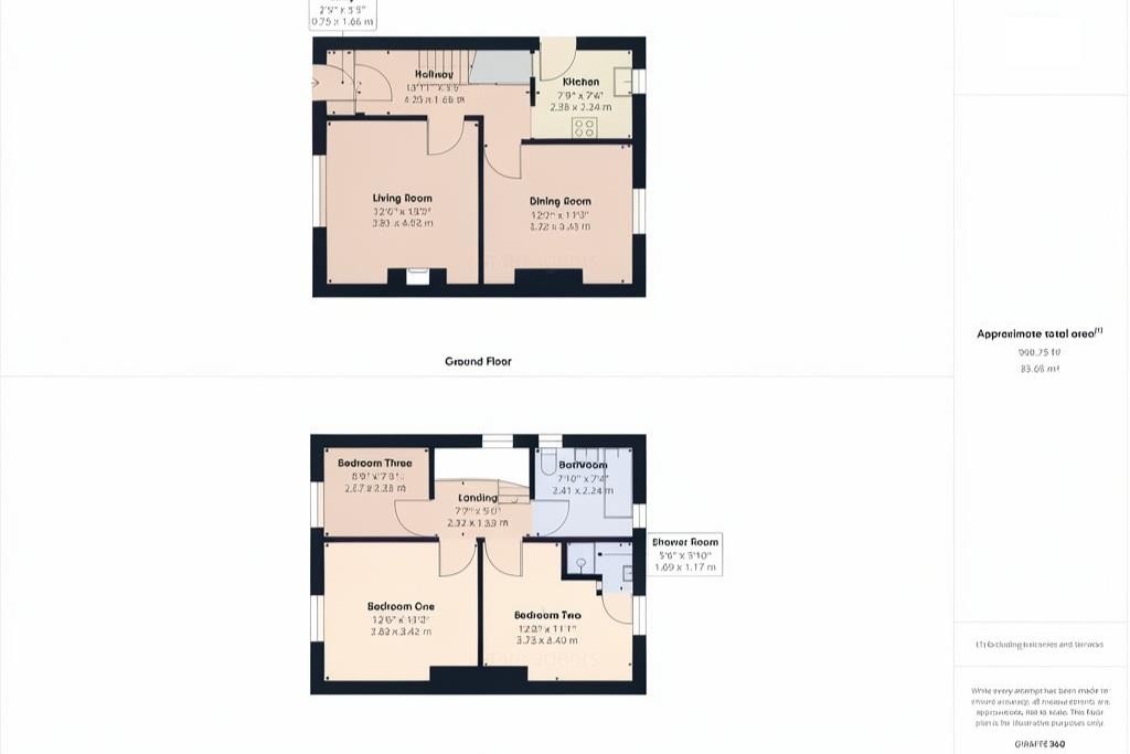 Floorplans For Vale Road, Seaford