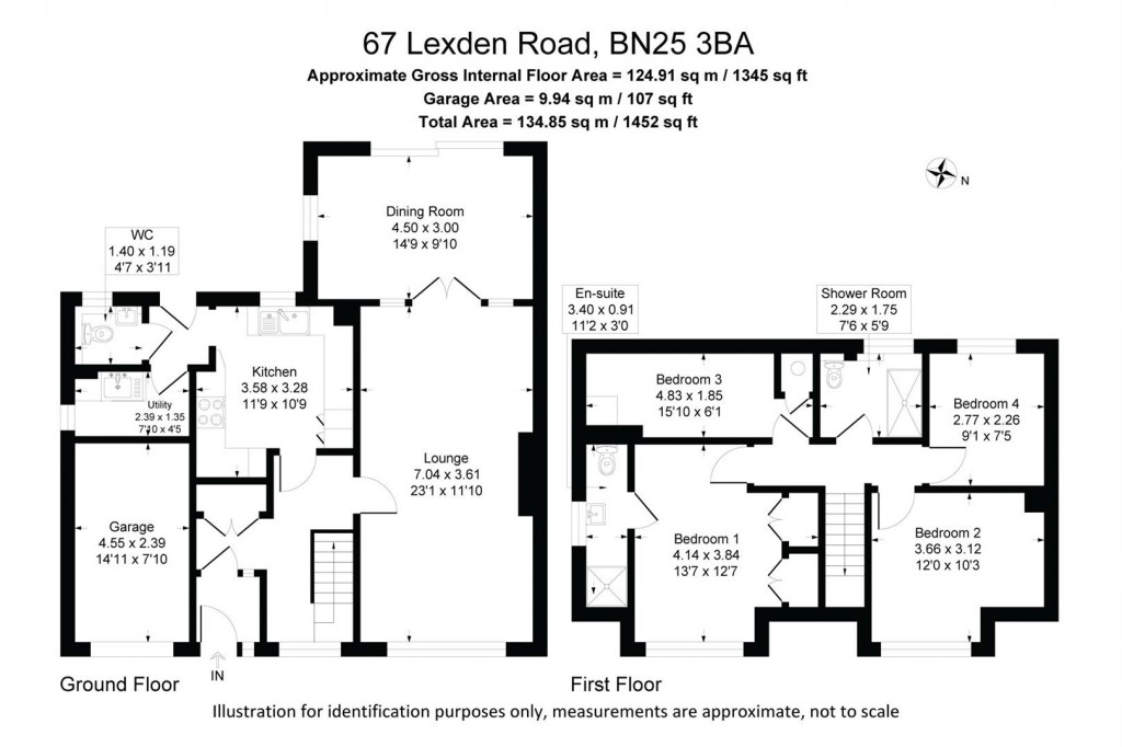 Floorplans For Lexden Road, Seaford