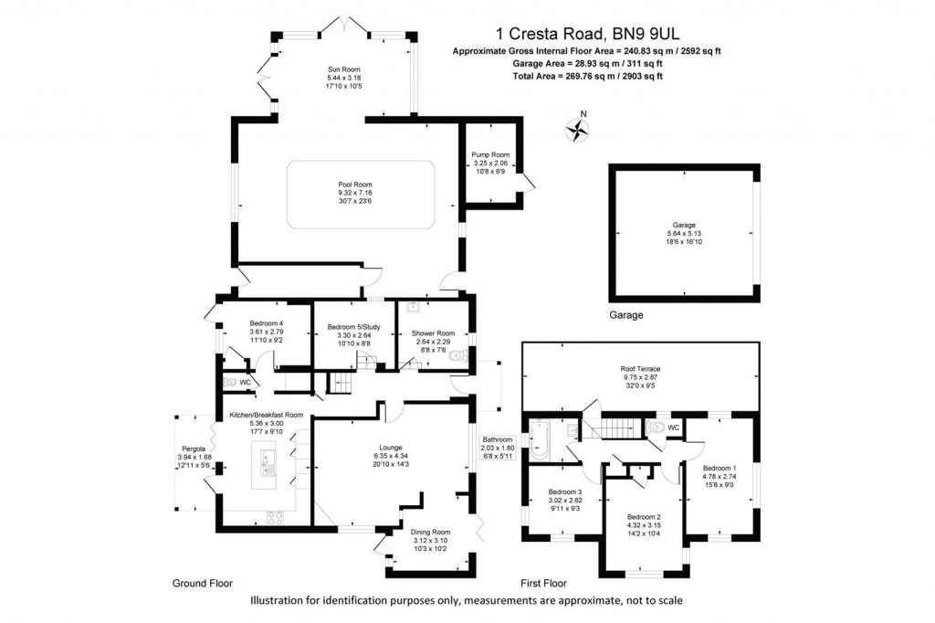 Floorplans For Cresta Road, Newhaven