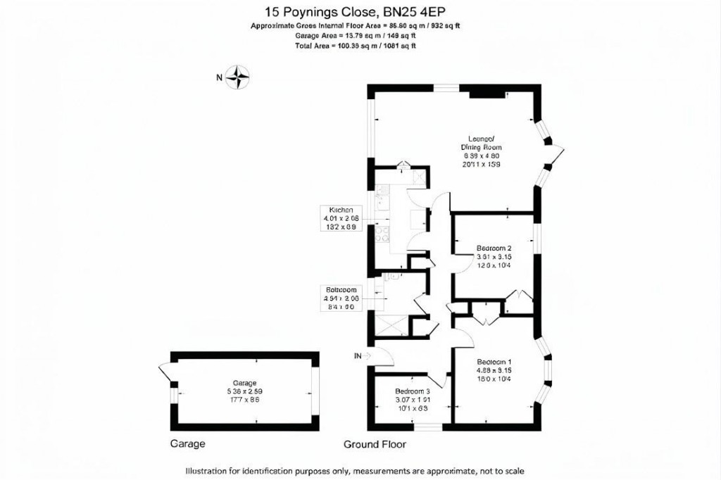 Floorplans For Poynings Close, Seaford