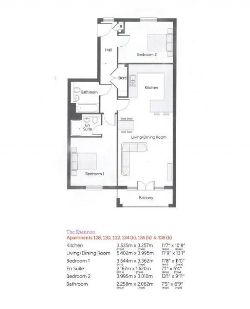 Floorplans For Newlands Place, Seaford