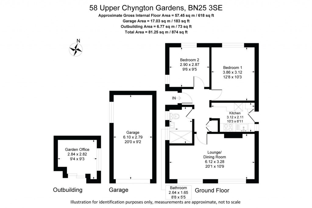 Floorplans For Upper Chyngton Gardens, Seaford